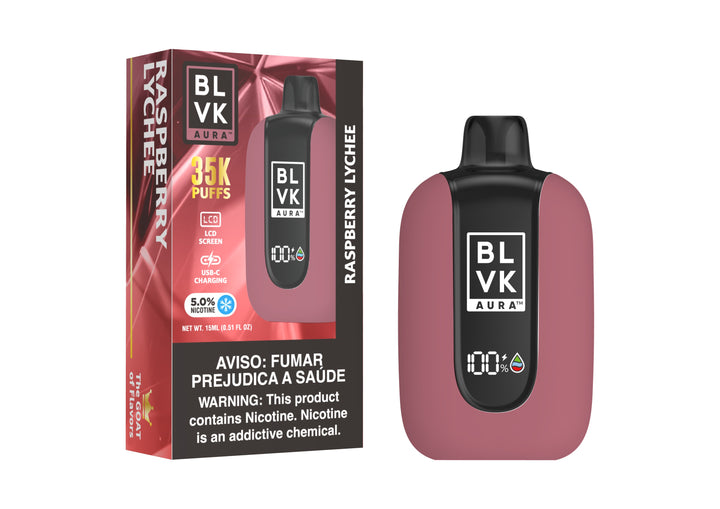 BLVK AURA -Raspberry Lychee